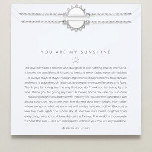 You Are My Sunshine Necklace - Silver​​
